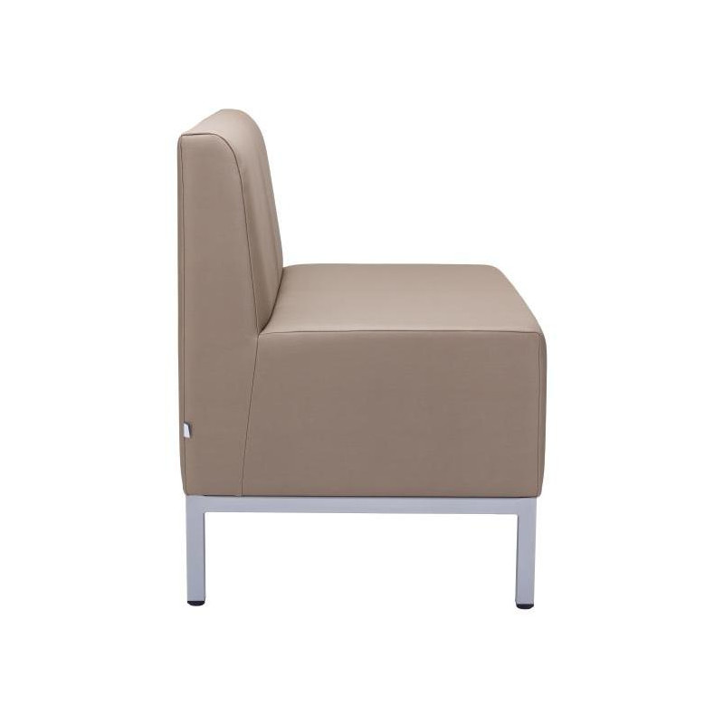 Trojkreslo Steve, celočalúnené, š. 180 cm, zdravotnícka ekokoža 096