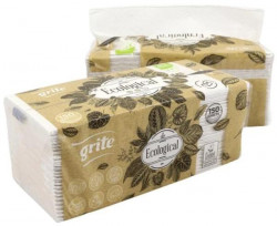 Papierové utierky skladané ZZ 2-vrstvové ECOLOGICAL 150ks