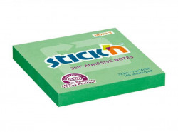 Samolepiaci bloček, 360°, 76x76 mm, zelený