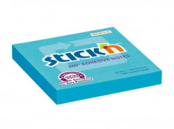 Samolepiaci bloček, 360°, 76x76 mm, modrý