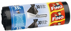 Vrecia zaväzovacie FINO Economy 35 ℓ, 8 mic., 49 x 60 cm, čierne (30 ks)