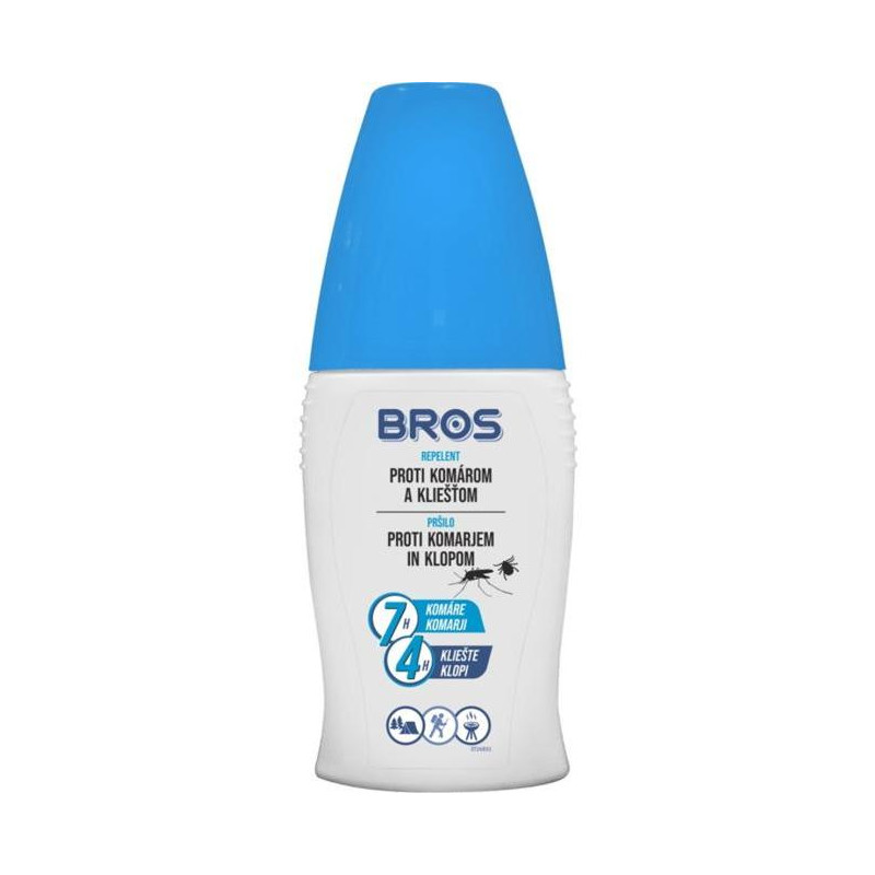 BROS sprej proti kliešťom a komárom 50 ml