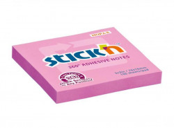 Samolepiaci bloček, 360°, 76x76 mm, ružový