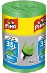 Vrecia zaväzovacie FINO Color 35 ℓ, 8 mic., 49 x 60 cm, zelené (100 ks)