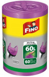 Vrecia zaväzovacie FINO Color 60 ℓ, 13 mic., 59 x 72 cm, fialové (60 ks)