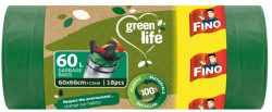 Vrecia zaväzovacie FINO Green Life Easy 60 ℓ, 27 mic., 60 x 66 cm (18 ks)