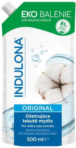 Tekuté mydlo INDULONA náhradná náplň 500ml Original