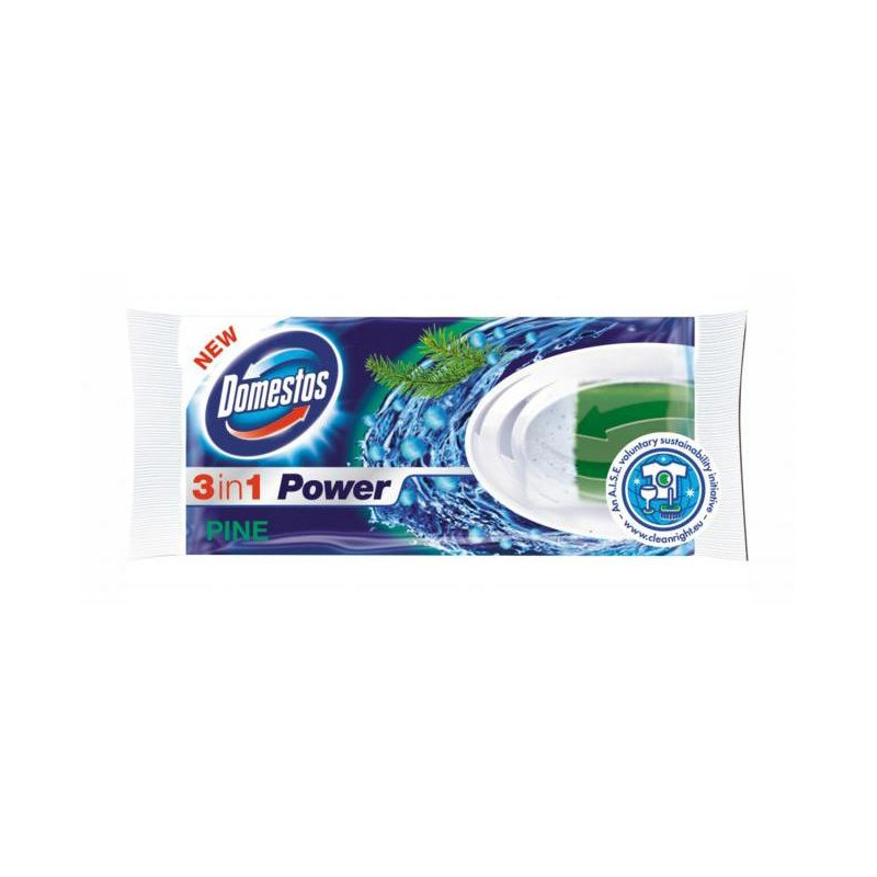Domestos 3 in1 WC blok NÁHRADNÝ tuhý Pine 35 g