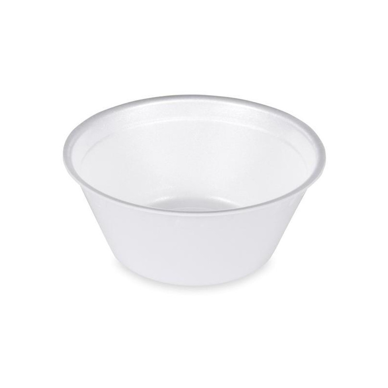 Termo miska (XPS) biela Ø140mm 500ml (50 ks)