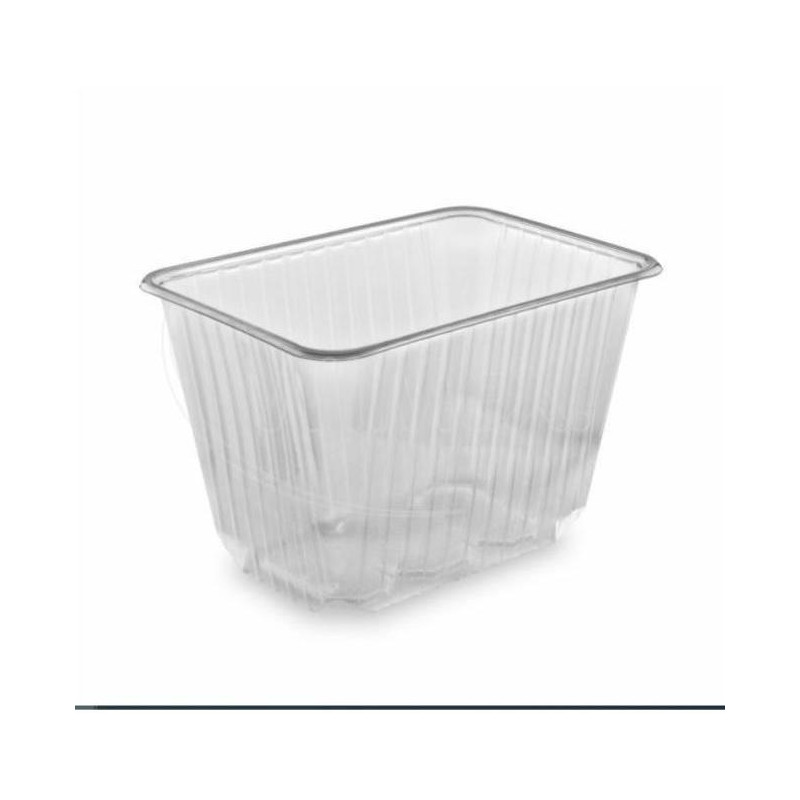 Vanička (PP) hranatá priehľadná 186 x 133 mm 2000ml (50 ks)