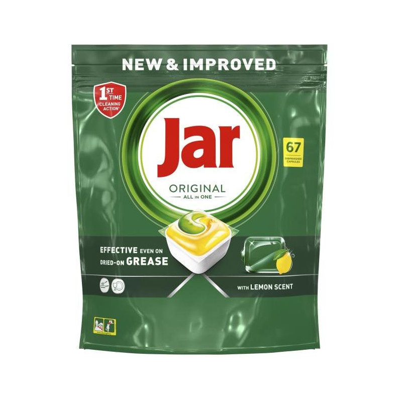 JAR tablety do umývačky riadu Original (67 ks) Yellow