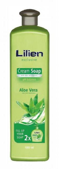 Tekuté mydlo krémove Lilien 1l Aloe vera