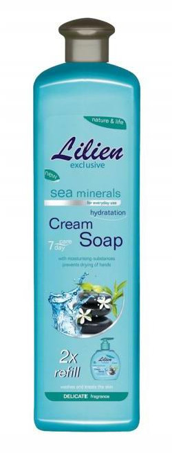 Tekuté mydlo krémove Lilien 1l Sea minerals