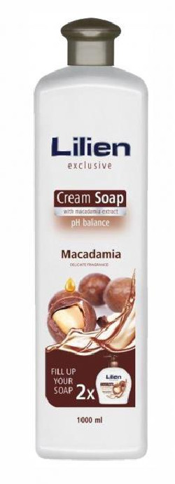 Tekuté mydlo krémove Lilien 1l Macadamia