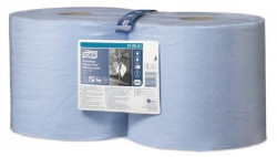 Priemyselné utierky v rolke 3-vrstv.TORK Heavy Duty modré W1/W2, návin 119 m (2 ks)