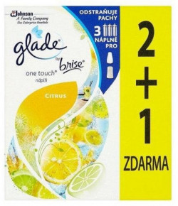 Glade Touch&Fresh NÁHRADNÁ NÁPLŇ (2+1ks) 3x10 ml Lemon