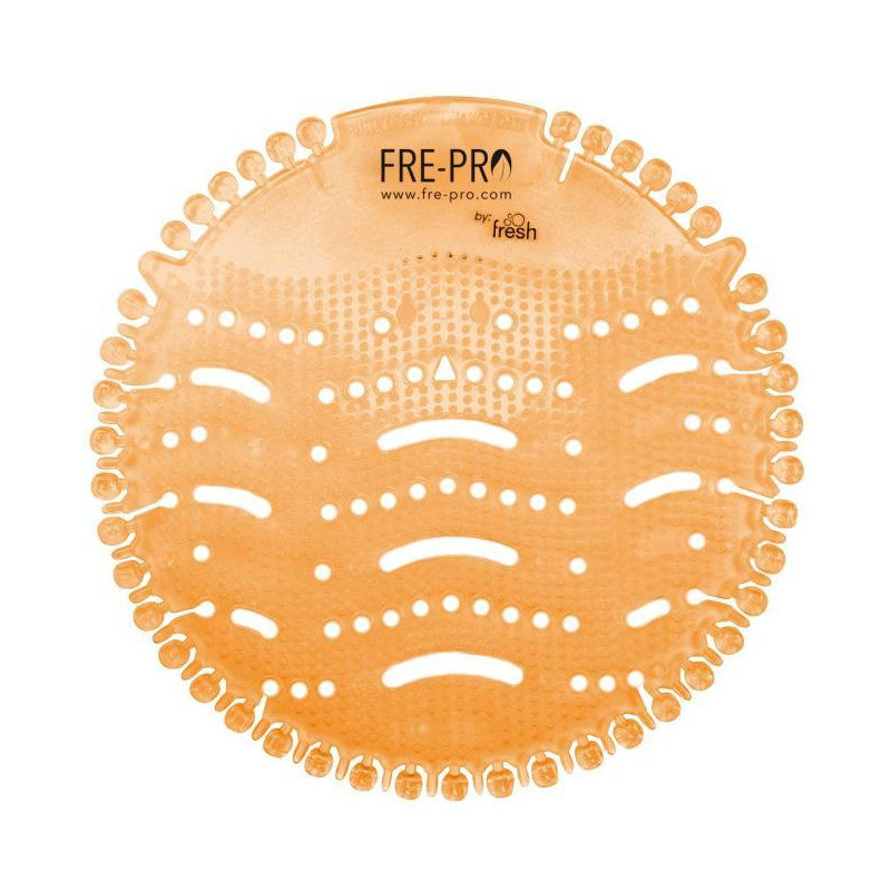 Pisoárové sitko Fre-Pro WAVE 3D - Mango (oranžové) 1 ks