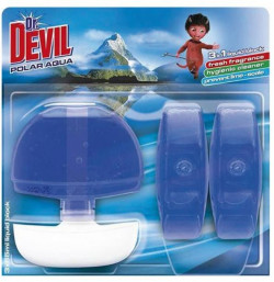 Dr. Devil závesný WC gél 3 x 55 ml - Polar Aqua