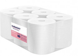 Papierové utierky v rolke 2-vrstvové 100% celulóza Autocut, návin 130 m