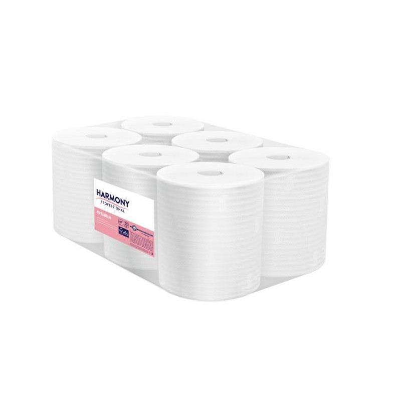 Papierové utierky v rolke 2-vrstvové 100% celulóza Autocut, návin 130 m