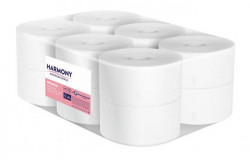 Toaletný papier 2-vrstvový Harmony Premium Mini Jumbo 19 cm, návin 117,5 m (1 ks)