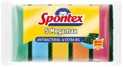 Hubka na riad veľká Spontex ANTIBAK 5 ks