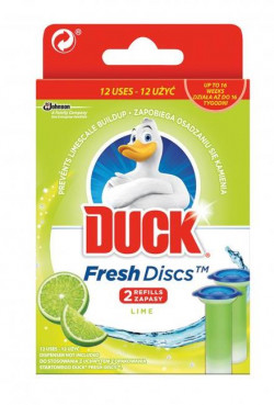 Náhrada DUCK Fresh Discs WC gél 2 x 36 ml Limetka