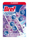 Bref Power Aktiv WC závesný blok tuhý 3 x 50 g Levanduľa