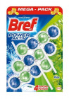 Bref Power Aktiv WC závesný blok tuhý 3 x 50 g Borovica
