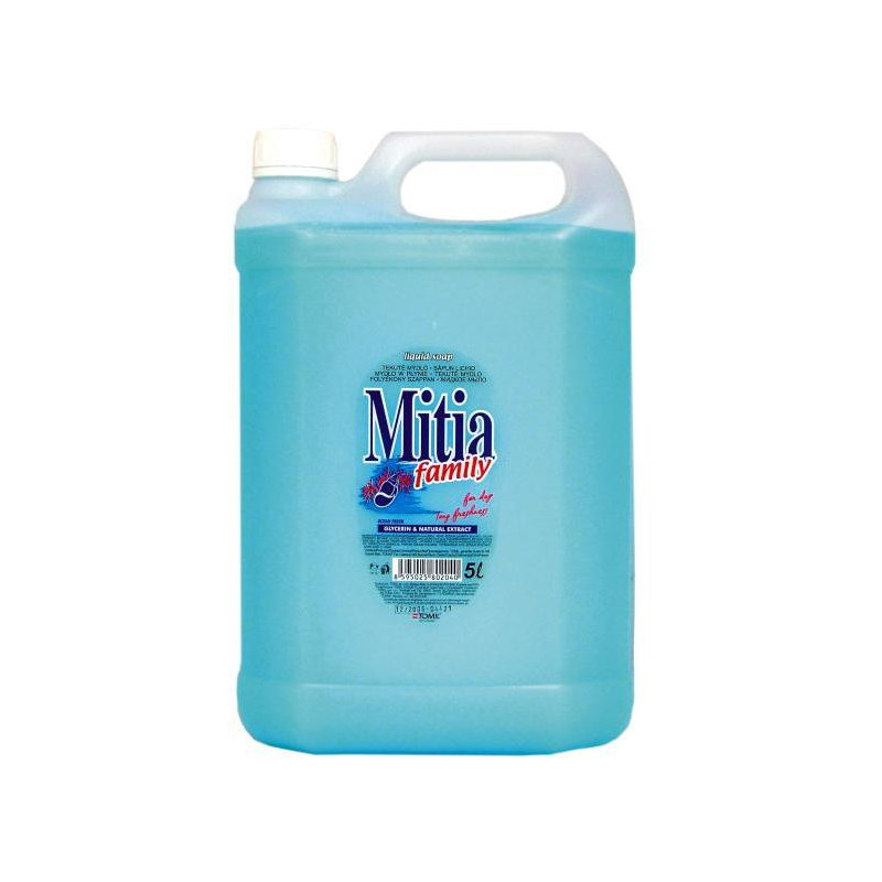 Mitia tekuté mydlo 5 l oceán v bandaske