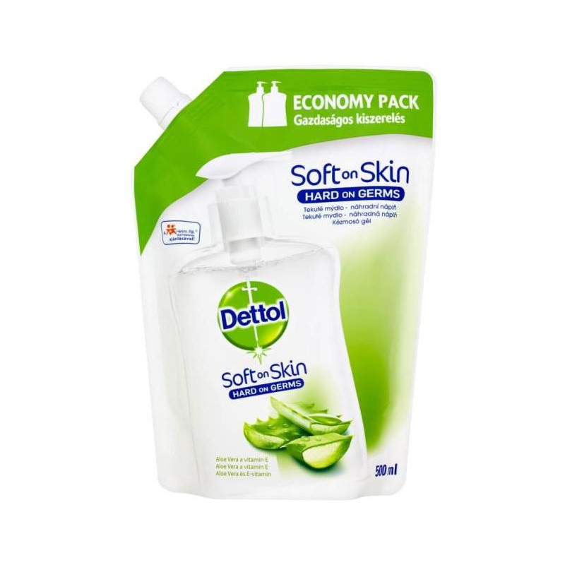 Dettol tekuté mydlo (NÁHRADNÁ NÁPLŇ) 500 ml - Aloe vera