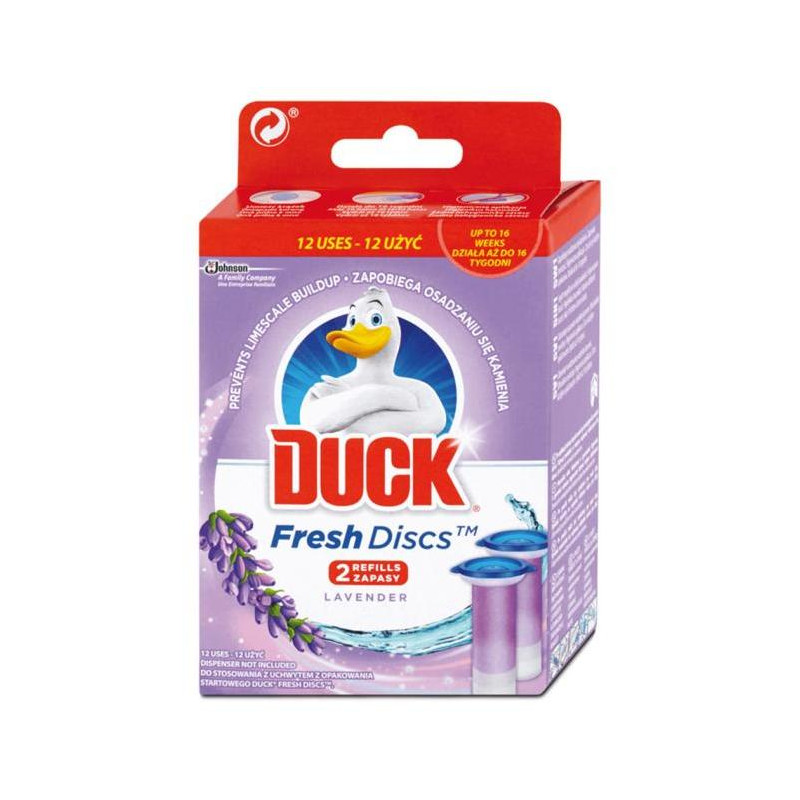 Náhrada DUCK Fresh Discs WC gél 2 x 36 ml Levanduľa