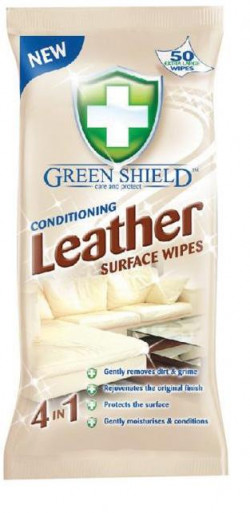 Green Shield čistiace utierky na kožu 50 kusov
