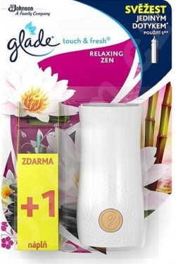 Glade Touch&Fresh osviežovač + 2 x 10 ml náplň Relaxing Zen