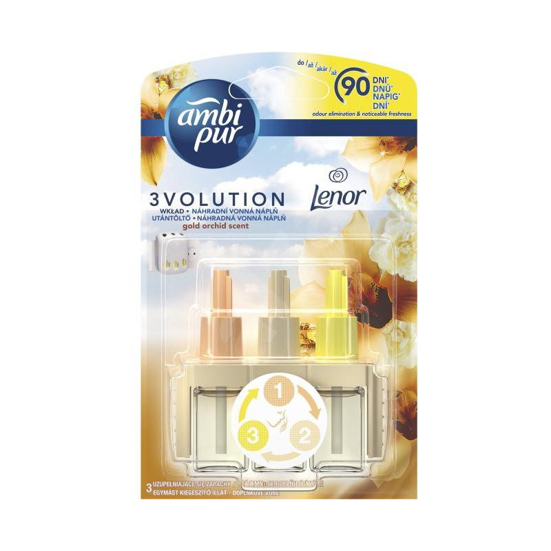 Ambi Pur 3Volution náplň do osviežovača 20 ml Gold Orchidea