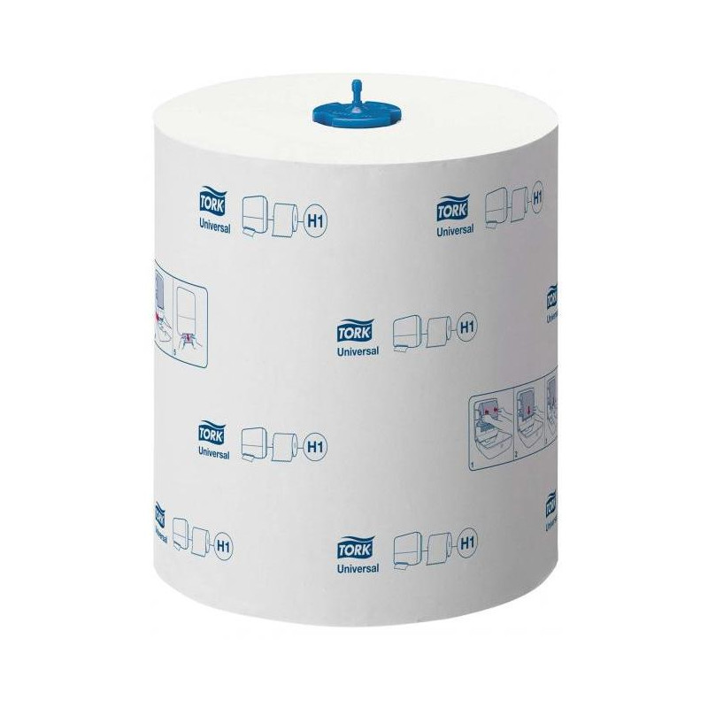 Papierové utierky v rolke 1-vrstv. TORK Matic extra dlhé biele H1, návin 280 m (6 ks)