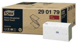 Papierové utierky skladané ZZ/C 2-vrstv. TORK Singlefold Advanced zelené H3 (15 bal.)