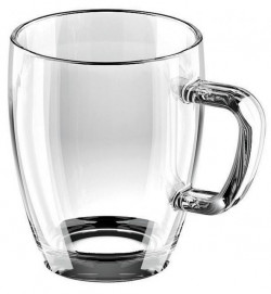 Hrnčeky sklenené CREMA 400ml 6ks