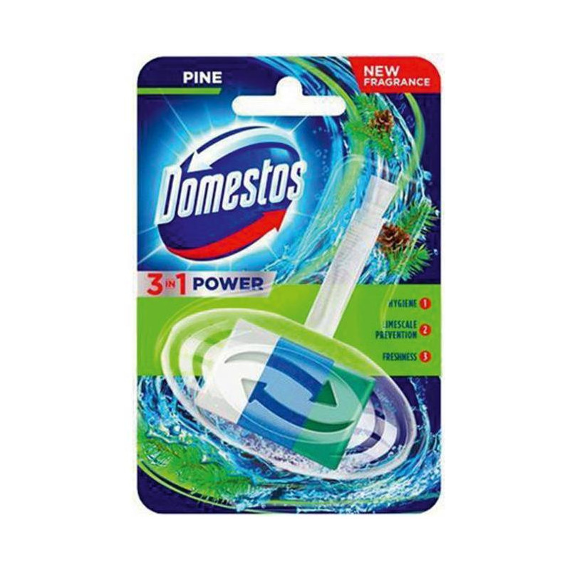 Domestos 3 in1 WC blok závesný tuhý Pine 35 g