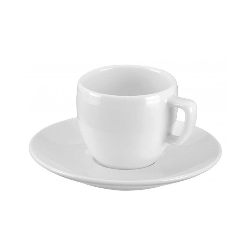 Šálky s podšálkami CREMA na espresso 75ml 6ks