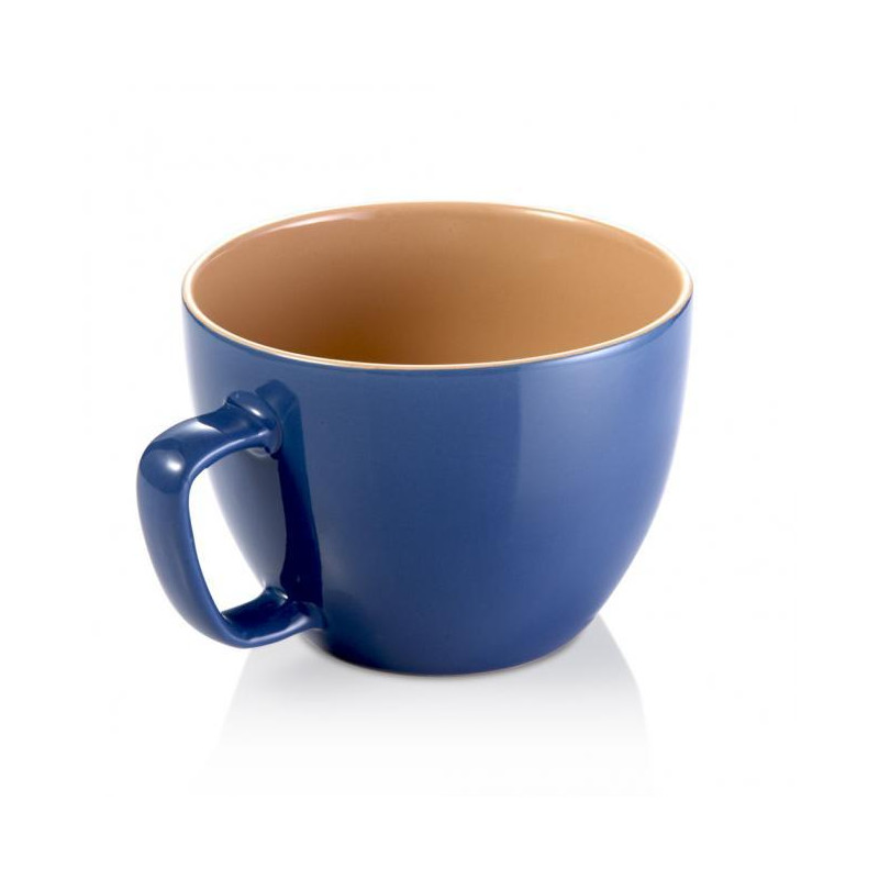 Extra veľký hrnček CREMA SHINE modrá 860ml