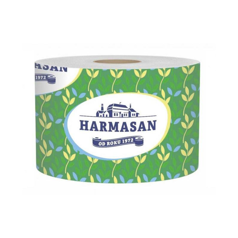 Toaletný papier 2-vrstvový HARMASAN biely, návin 69 m (1 ks)