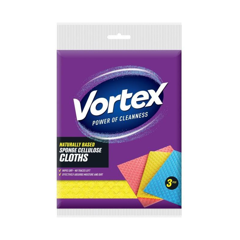 Utierka hubková z prírodného materiálu, 3ks