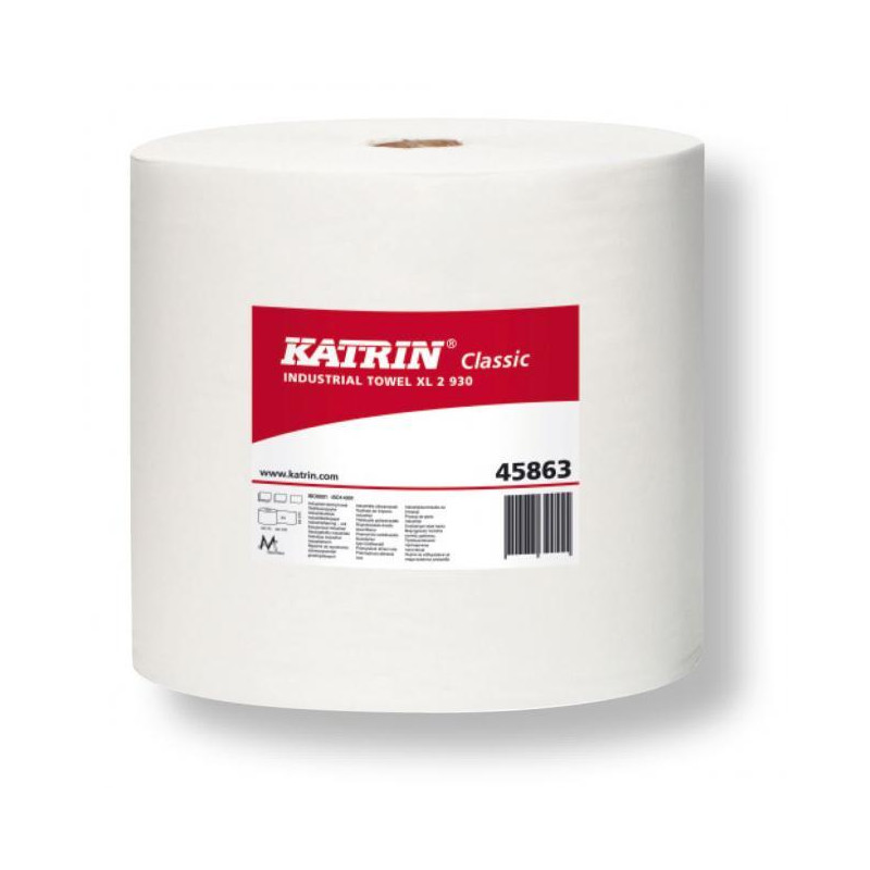 Priemyselné utierky KATRIN Classic XL, návin 260 m (2 ks)