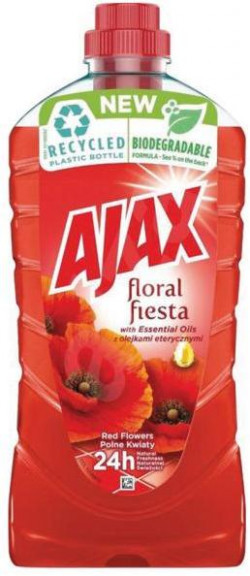 Ajax na podlahy Floral Fiesta 1 l Divé kvety (červený)