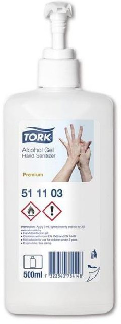 Tork dezinfekčný gél na ruky s pumpičkou 500ml