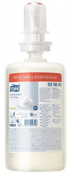 Penové mydlo TORK antimikrobionálne 1 l číre S4