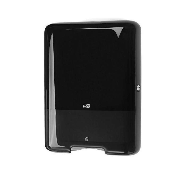 Zásobník na skladané utierky TORK Singlefold/C-fold čierny H3