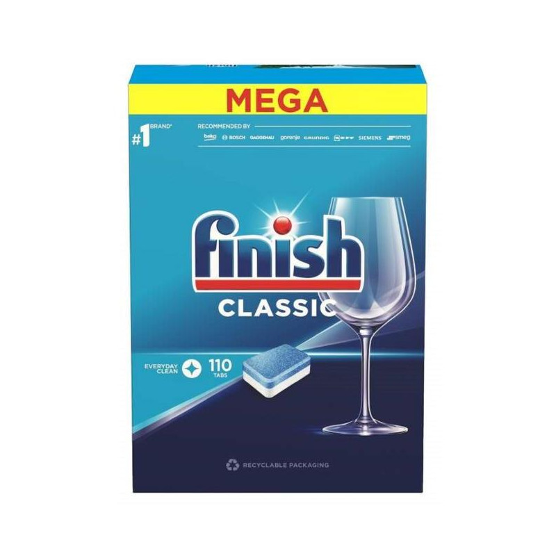 Finish tablety do umývačky riadu Classic (110 ks) Regular