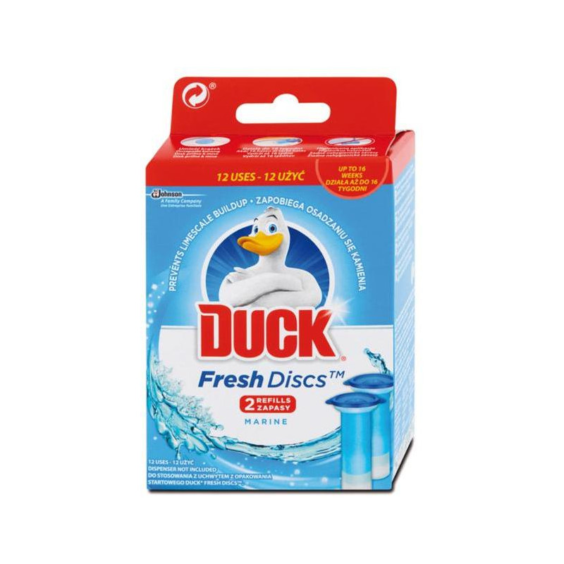 Náhrada DUCK Fresh Discs WC gél 2 x 36 ml Marine